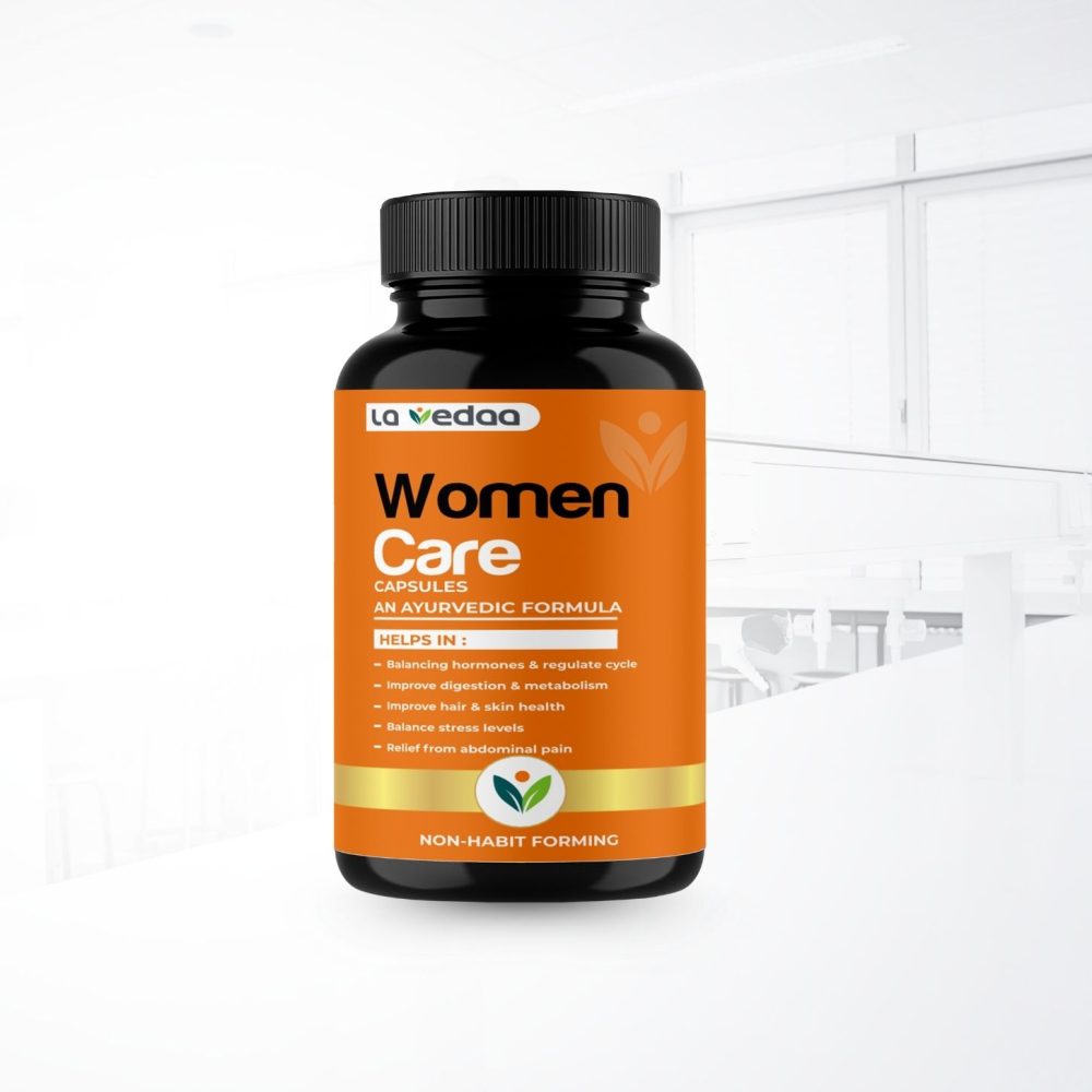 Women Care Ayurvedic Capsules | Hormonal Balance & Wellness Support | Shatavari Ashoka Lodhra | 25 Herbs for Women Health | Energy & Vitality | 60 Caps